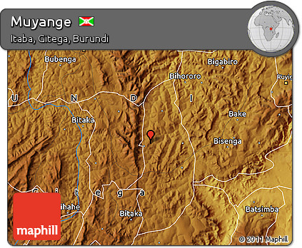 Physical Map of Muyange