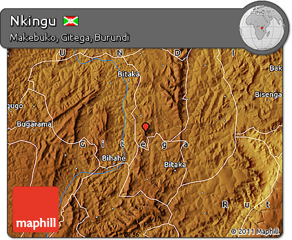 Physical Map of Nkingu