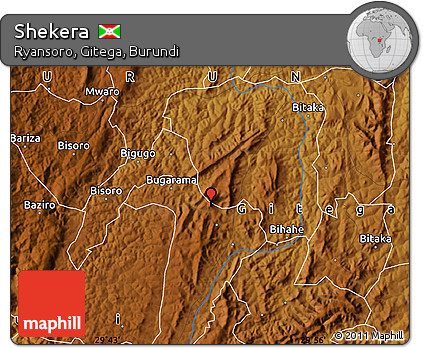 Physical Map of Shekera
