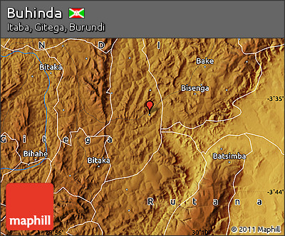 Physical Map of Buhinda