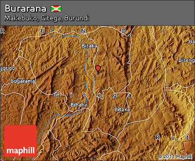Physical Map of Burarana
