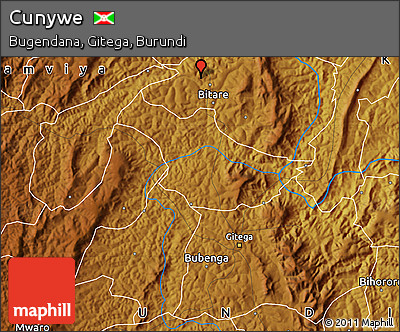 Physical Map of Cunywe