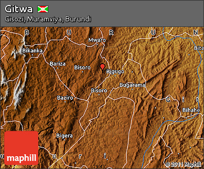 Physical Map of Gitwa