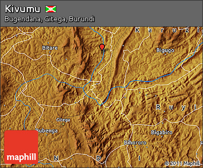 Physical Map of Kivumu