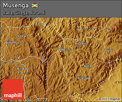 Physical Map of Musenga