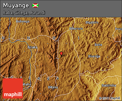 Physical Map of Muyange