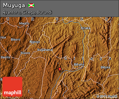 Physical Map of Muyuga