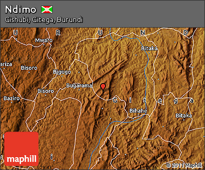 Physical Map of Ndimo