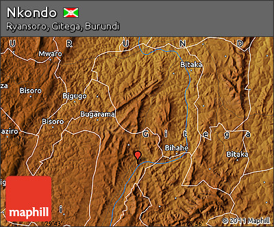 Physical Map of Nkondo