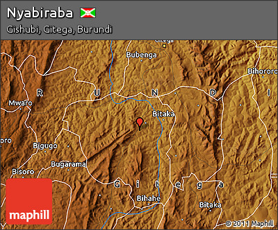 Physical Map of Nyabiraba