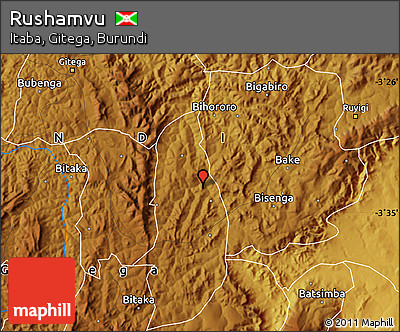 Physical Map of Rushamvu