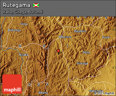 Physical Map of Rutegama