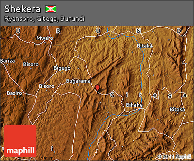Physical Map of Shekera