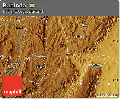 Physical Map of Buhinda