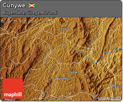 Physical Map of Cunywe
