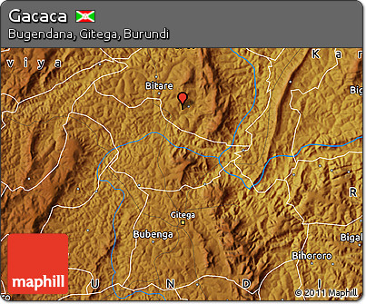 Physical Map of Gacaca