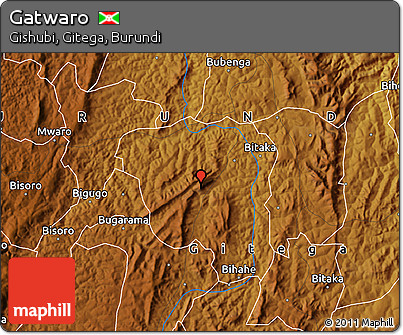 Physical Map of Gatwaro