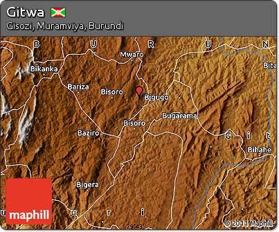 Physical Map of Gitwa