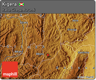 Physical Map of Kigera