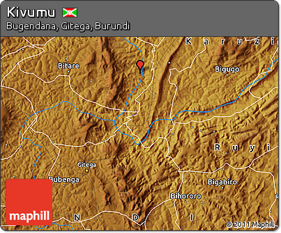 Physical Map of Kivumu
