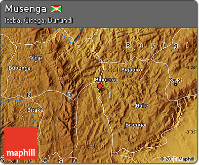 Physical Map of Musenga