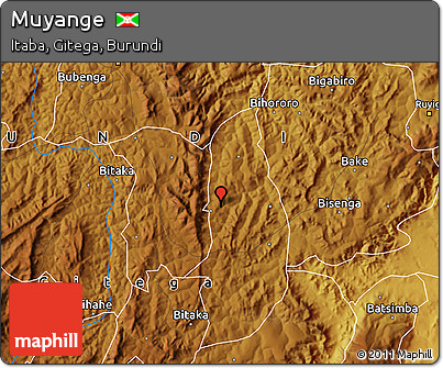 Physical Map of Muyange