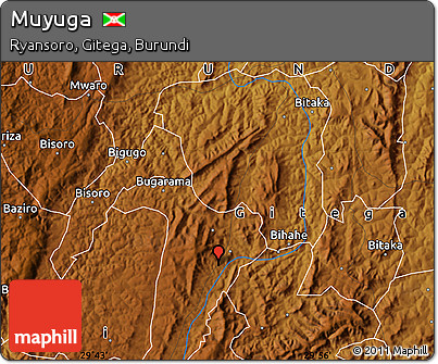 Physical Map of Muyuga