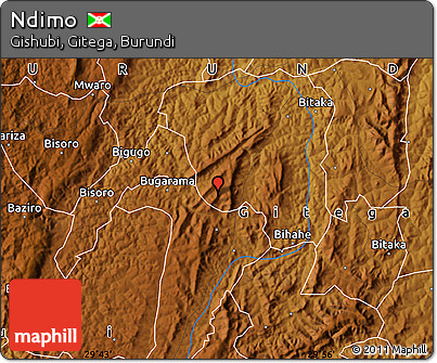 Physical Map of Ndimo