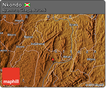 Physical Map of Nkondo