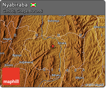 Physical Map of Nyabiraba