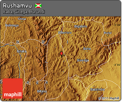 Physical Map of Rushamvu