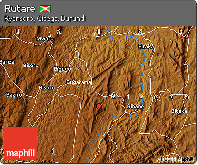Physical Map of Rutare