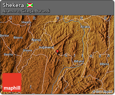 Physical Map of Shekera