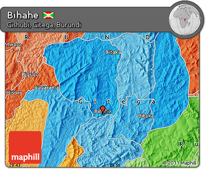 Political Map of Bihahe