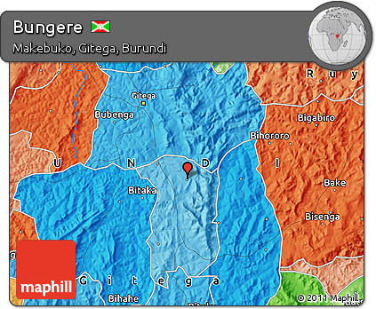 Political Map of Bungere