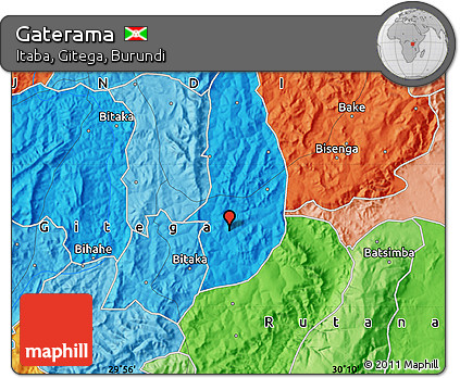 Political Map of Gaterama