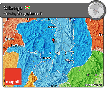 Political Map of Gitenga