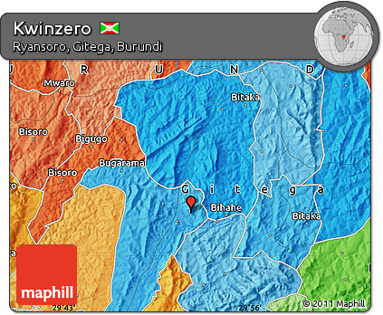 Political Map of Kwinzero