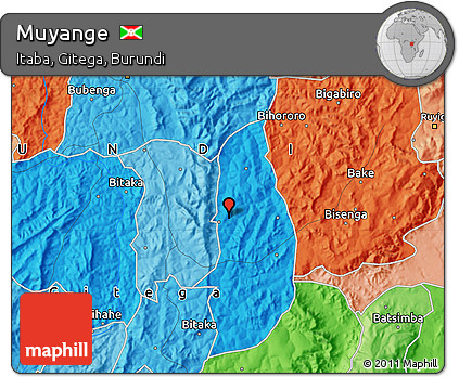 Political Map of Muyange