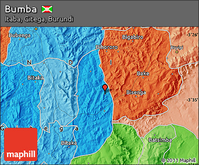 Political Map of Bumba