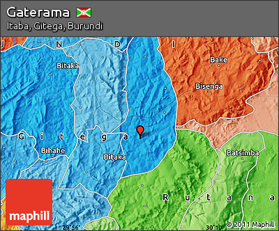 Political Map of Gaterama
