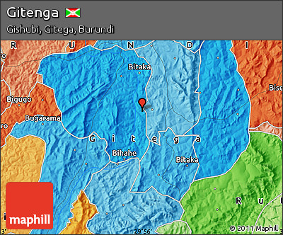 Political Map of Gitenga