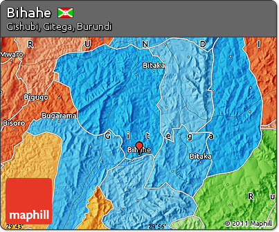 Political Map of Bihahe