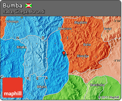 Political Map of Bumba