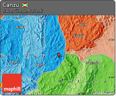 Political Map of Canzu