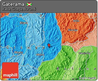 Political Map of Gaterama