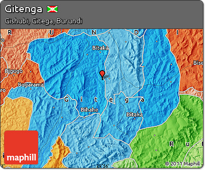 Political Map of Gitenga