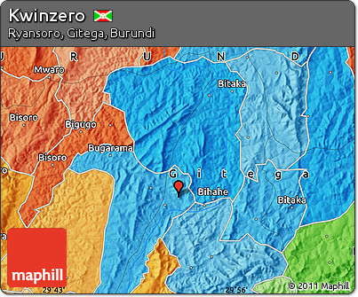 Political Map of Kwinzero