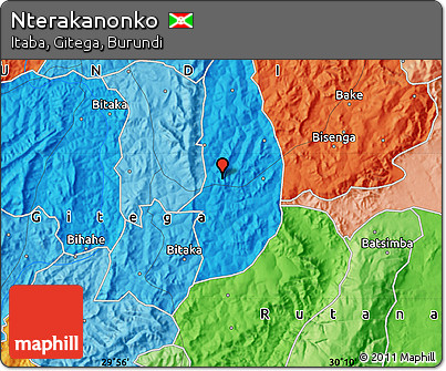 Political Map of Nterakanonko