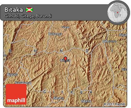 Satellite Map of Bitaka
